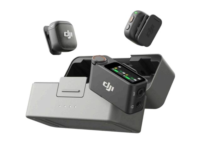 Dji Mic 3 (2 TX + 1 RX + Étui de chargement)