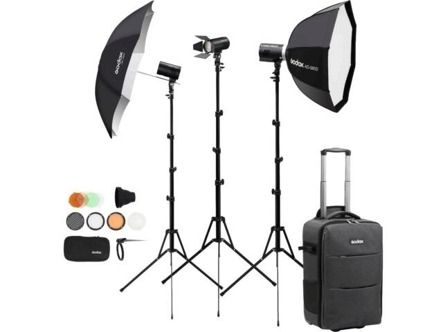 Godox Kit AD300 Pro II et 2x AD100 Pro II + accessoires